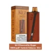 KUZ rechargeable disposable vape device with smart LED screen Australia
