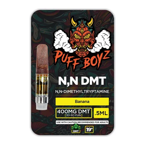 Puff Boyz NN DMT .5ML (400MG) Cartridge – Banana Flavour