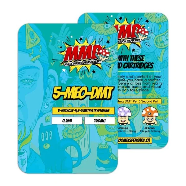0.5mL 5-MeO-DMT vape cartridge with ceramic heating core and 510-thread connection