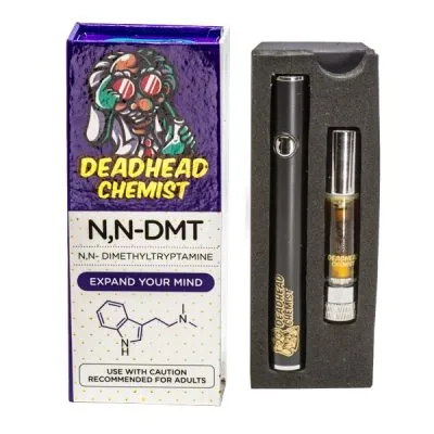 Buy Deadhead Chemist 1mL DMT vape cartridge and battery bundle online AU