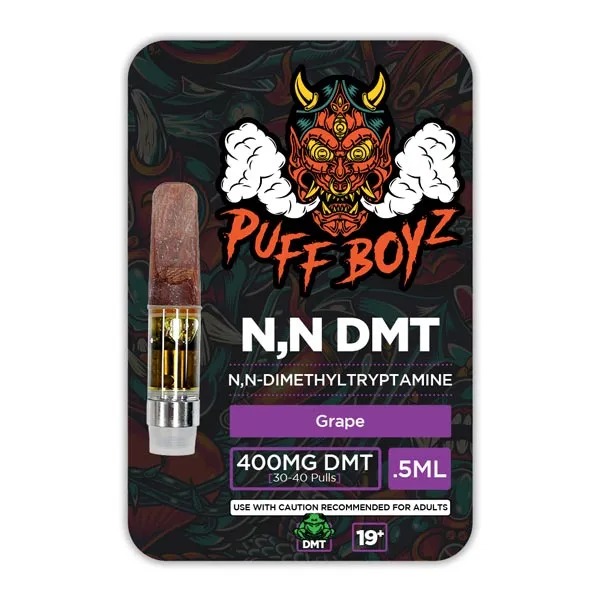 Puff Boyz NN DMT .5ML 400MG Grape Cartridge