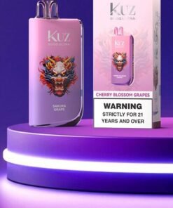 KUZ 9000 Ultra Disposable Vape in sleek ergonomic finish.
